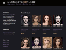 Tablet Screenshot of musingsbymoonlight.com